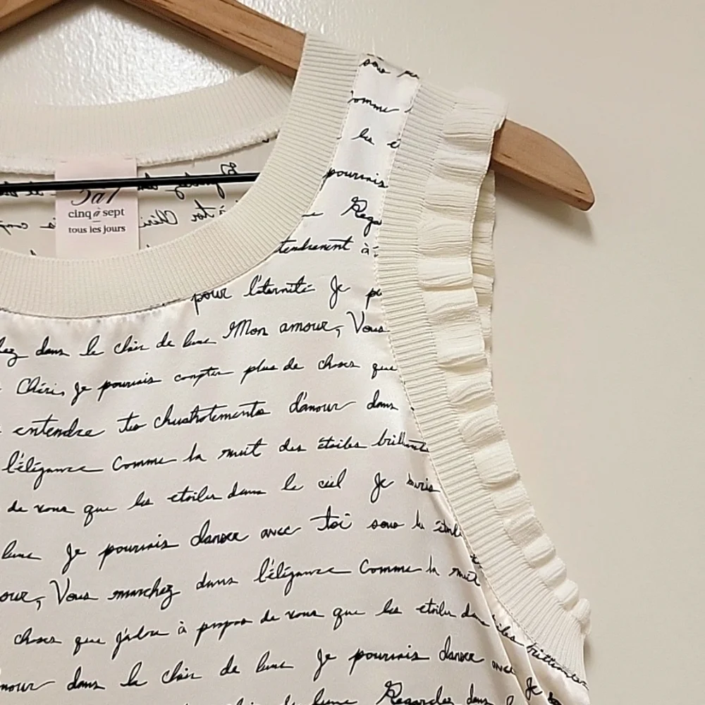 cinq a sept | Lenore Silk Love Story Blouse - Picture 3 of 13